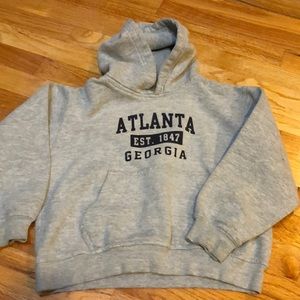 Boy’s “Atlanta, Georgia” hoodie, size small.